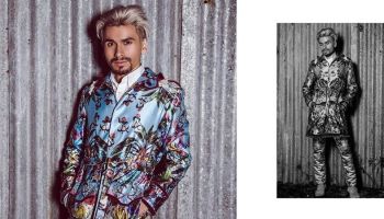 Módní návrhář Adam Ptáček hledá v květinách novou inspiraci