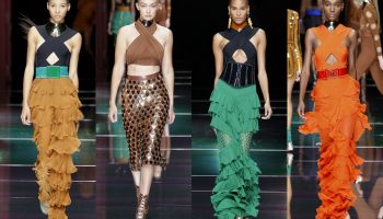 Rousteing se s jarní kolekcí Balmain 2016 odvážil jít do nahých tónů