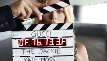 Kate Moss v kampani Gucci: Jackie Bag