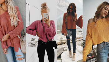 Jak se nosí džíny a svetr v podzimních měsících?
