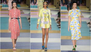 Miu Miu jaro 2016 šilhá po plážové retro módě