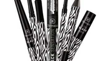Úchvatný pohled ženských očí vykouzlí nová kolekce Black Sensation od značky Dermacol