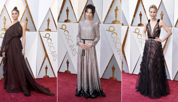 Oscarové outfity pod taktovkou flitrů, zlaté a bílé