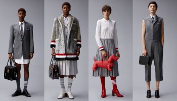 Resort Thom Browne 2018 jako divadelní stafáž