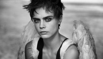 Černobílá Cara Delevingne pro značku Douglas