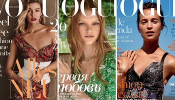 Srpnové obálky Vogue