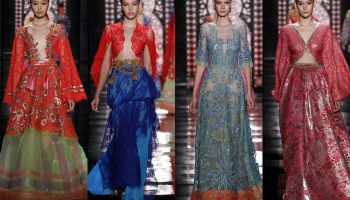Reem Acra zrcadlí v jarní kolekci 2016 secesi i šedesátá léta