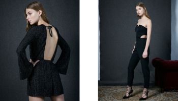 Sváteční kolekce Bershka 2015 zasypaná flitry a obalena sametem