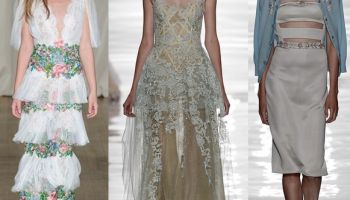 Zajímavé alternativy svatebních šatů pro sezonu S/S 2015