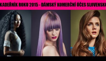 Kadeřník roku 2015 Dámský komerční účes Slovensko