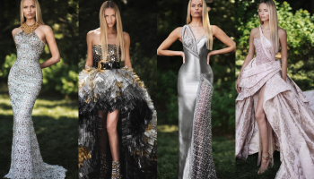 Z podzimního lookbooku Atelier Versace čiší elegance a luxus