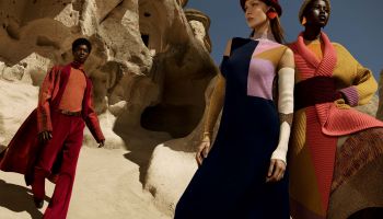 Bella Hadid v nové podzimní kampani italského domu Missoni