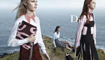 Dior vzal ve své podzimní kampani modelky na útes