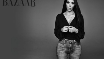 Kim Kardashian v zářijovém Harper's Bazaar Arabia zosobňuje zpěvačku Cher