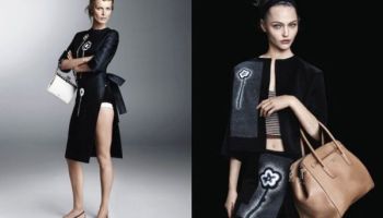 Reklamní kampaň dámského oblečení Prada jaro / léto 2013