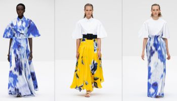 Carolina Herrera pro jaro 2020 navrací batiku i nesmrtelnou květenu