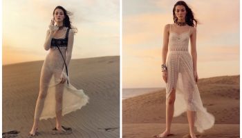 Jarní kampaň Alexander McQueen mezi písečnými dunami