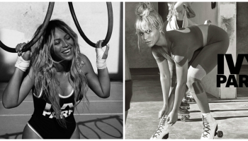 Zpěvačka Beyoncé se sportovní kolekcí Ivy Park