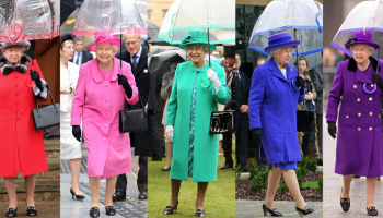 Britská královna vs. deštivé počasí