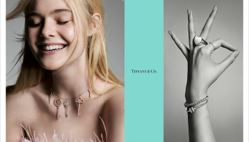 Profesionální styling šperků v podzimní kampani Tiffany and Co.