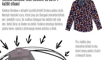 Kolekce Desigual Rainbow pouští do našeho pánského šatníku barvy a vzory!