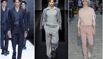Společenský styl v pánské módě přežívá dál - Giorgio Armani, Emporio Armani a Paul&amp;Joe