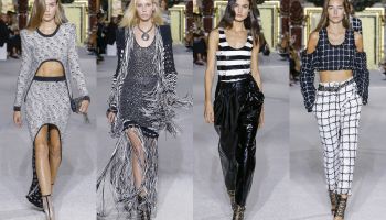 Sítě a návrat peplum v jarní kolekci Balmain 2018