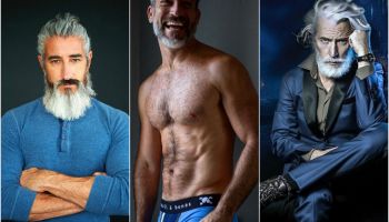 Devět starších mužských modelů
