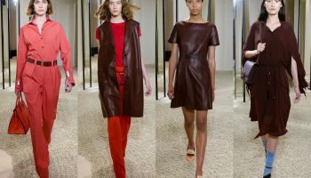Pantofle, ponožky v sandálech a geometrie v Resort Hermès 2017