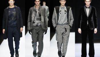 Lyžařské bundy i semišová saka - pánský Podzim/Zima 2016-2017 Emporio Armani