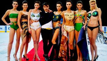 Na první módní přehlídce 3D plavek Marka Lopatiče české krásky ukázaly, že móda je opravdu zábava