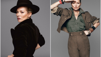 Kate Moss oblékla vintage styl pro Guardian