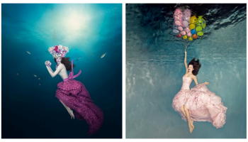 Spojení módy a umění v působivém kalendáři Underwater Fineart 2016