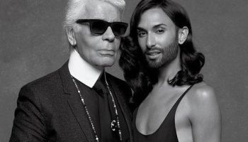 Conchita Wurst a Karl Lagerfeld pro CR Fashion Book