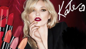 Kate Moss má novou kolekci rtěnek pro Rimmel v odvážných odstínech!