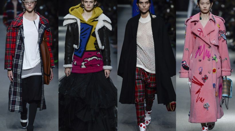Burberry a jejich barevná vlna na podzim 2018