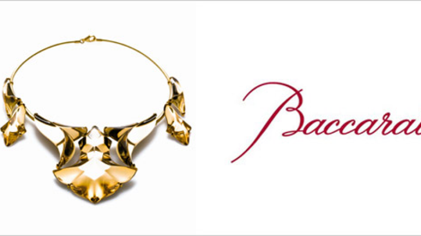 Křišťál a zlato můžete obdivovat v náhrdelníku Baccarat!