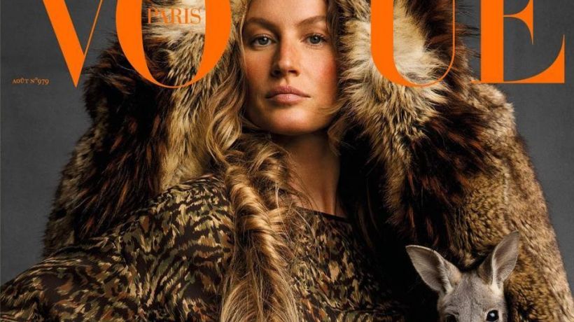 Gisele Bündchen boduje v pařížské Vogue