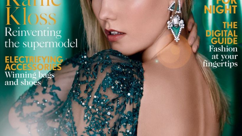 Vánoční britské Vogue s Karlie
