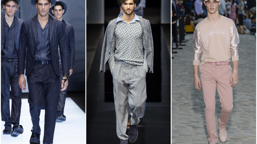 Společenský styl v pánské módě přežívá dál - Giorgio Armani, Emporio Armani a Paul&amp;Joe