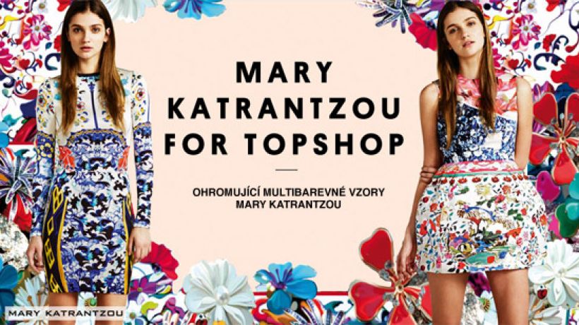 Glamour multibarevné potisky Mary Katrantzou