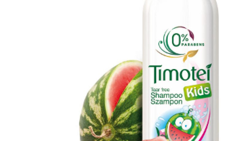 Timotei se rozrůstá o nový dětský šampon
