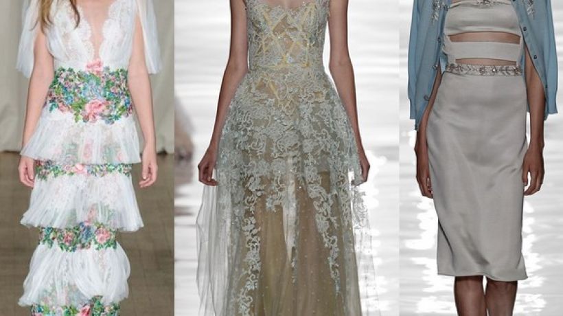 Zajímavé alternativy svatebních šatů pro sezonu S/S 2015