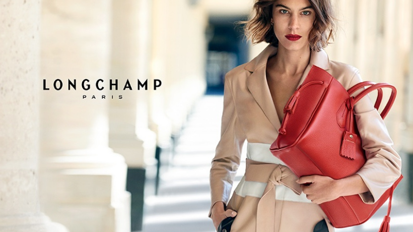 Alexa Chung v nové kampani kabelek Longchamp
