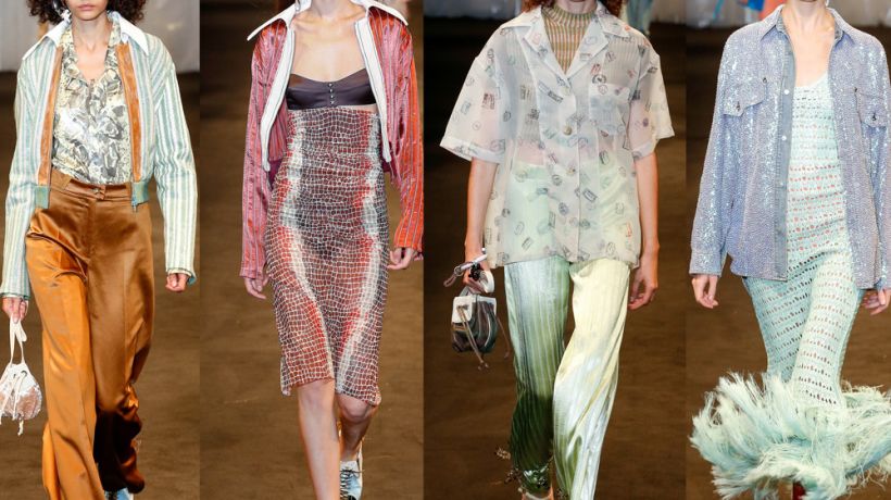 Jako zmrzlina na tripu byla kolekce od Acne Studios na Jaro 2019