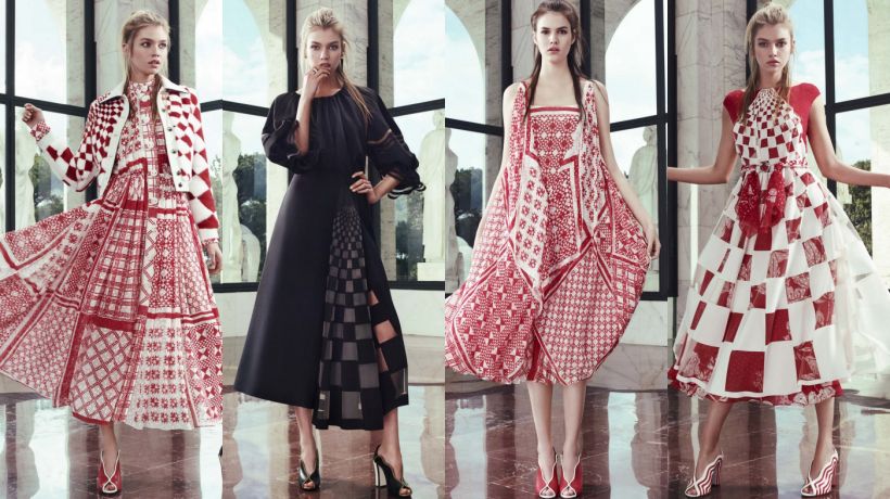 Značka Fendi postavila svůj Resort 2017 na šachovnici