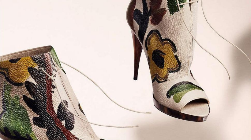 Ručně malované boty z kolekce Burberry Prorsum F/W 2014