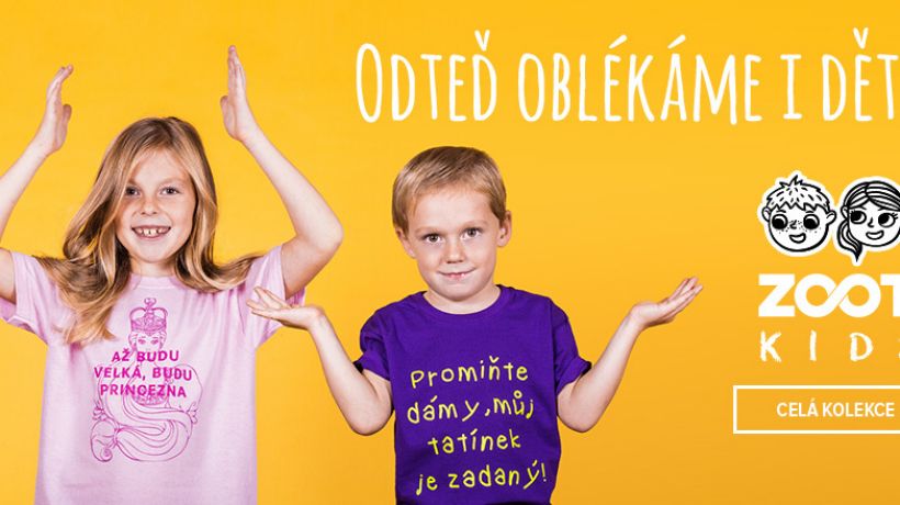 ZOOT nově vítá i dětskou kolekci - je originální a zábavná