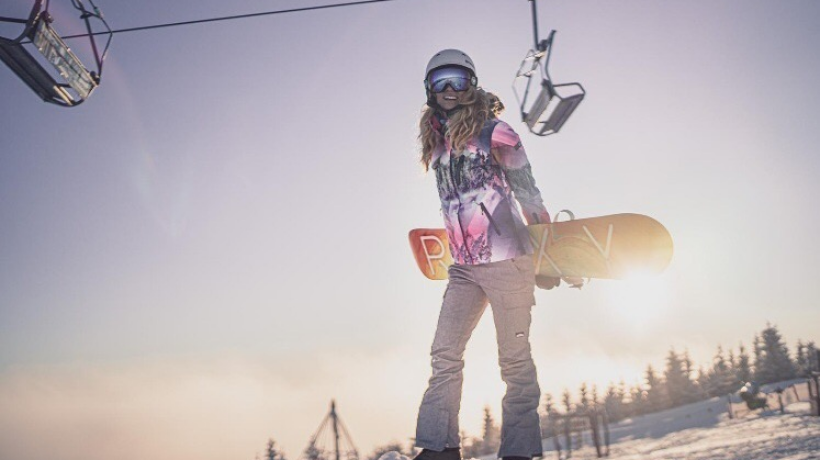 Nikol Moravcová si užila poslední jízdu na snowboardu. Pro svou dceru se ho na delší čas vzdá
