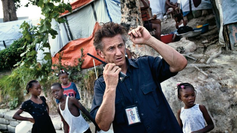 Sean Penn uspořádal charitativní akci na pomoc Haiti